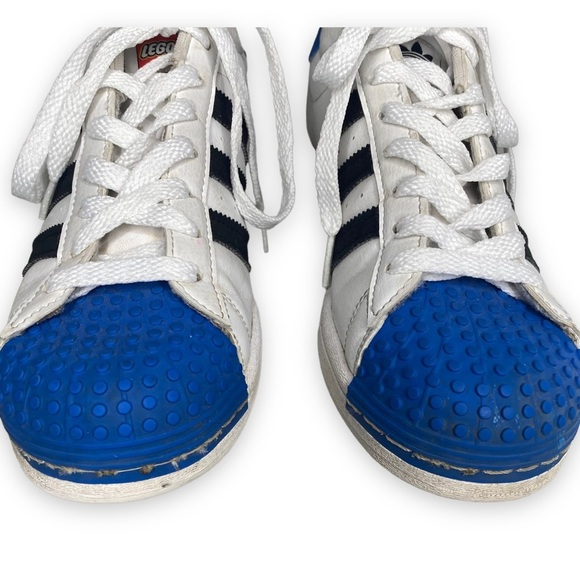 Adidas Shoes Adidas Superstar J Lego H03954 Men's 7 - Picture 2 of 9